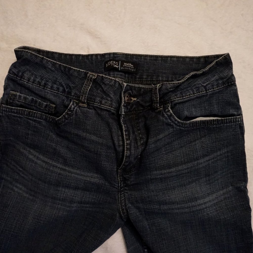 Straight Leg Dark Wash Jeans